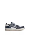 Amiri Skel Top Black Low Top Sneakers With Logo Patch On The Tongue And Logo Lettering On The Heel In Leat In Black