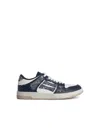 Amiri Skel Top Black Low Top Sneakers With Logo Patch On The Tongue And Logo Lettering On The Heel In Leat In Black