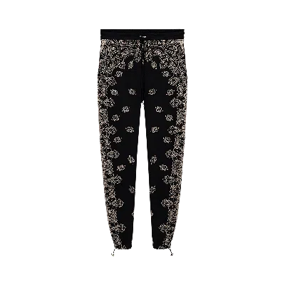 Pre-owned Amiri Bandana Bleach Sweatpants 'black'