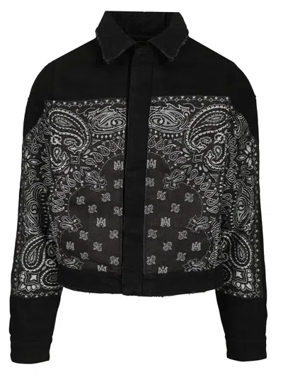 Amiri Bandana Jacket Jackets Black
