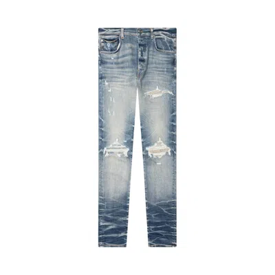 Pre-owned Amiri Bandana Jacquard Mx1 Jean 'indigo' | Blue | Men's Size 30