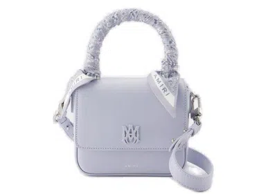 Amiri Blue Bandana Micro Ma Bag In Grey