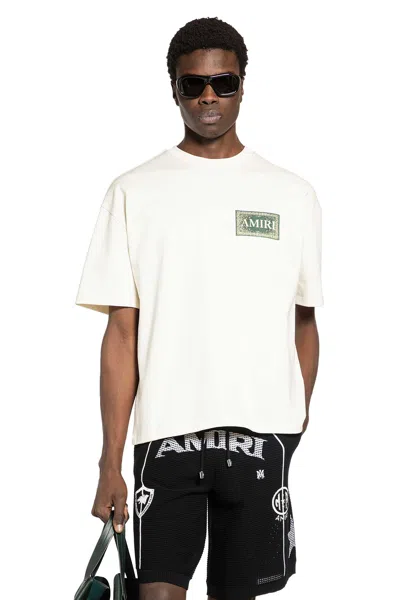 Amiri Bandana Oversized Tee In White