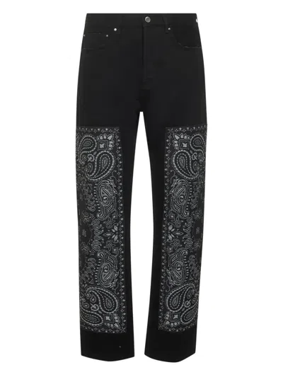 Amiri Bandana-panel Jeans