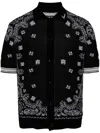 Amiri Bandana Polo Shirt In 黑色