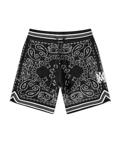 Amiri Bandana-print Track Shorts In Black