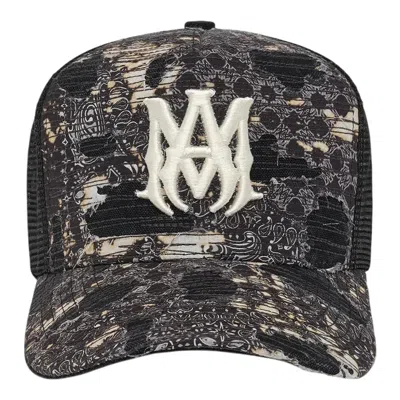 Amiri Logo-embroidered Baseball Cap In Gray