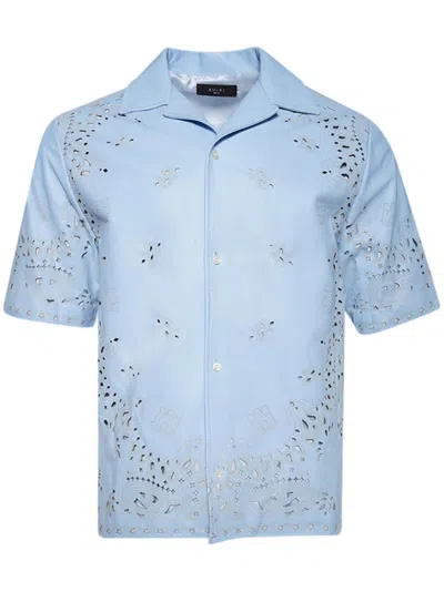 Amiri Bandana Shirt In Blue