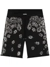 AMIRI BANDANA SHORTS