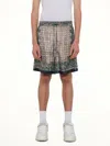 Amiri Multicolor Bandana Silk Bermuda In Multi