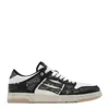 Amiri Low-top White Leather Sneakers With Contrast Detailing In Multi