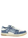 Amiri Men Tow-tone Leather Bandana Skel Sneakers In Blue