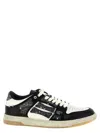 Amiri Bandana Skel Top Low Sneakers Black In Black