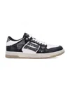 Amiri Bandana Skel Top Low Leather Low-top Sneakers In Multi