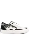 Amiri Starry Low Top Sneakers In White