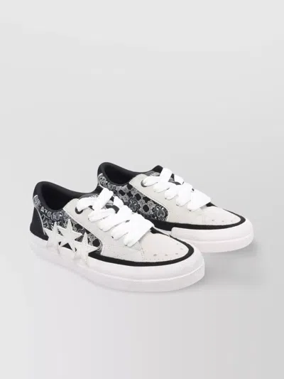 Amiri Bandana Sunset Skate Low Top Sneakers