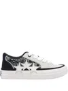 Amiri Sunset Skate Paisley-printed Suede Sneakers In Black