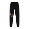 Amiri Bandana Logo Print Track Pants In Black