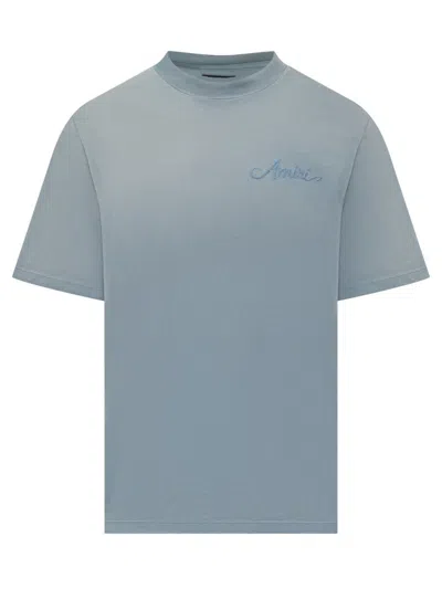 Amiri Bandana Tee In Blue