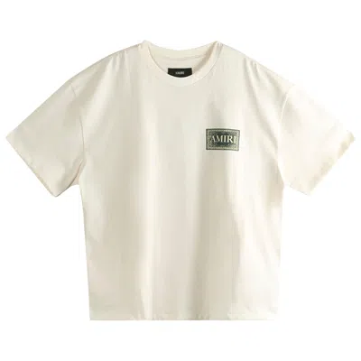 Pre-owned Amiri Bandana Tee 'ivory' | Cream | Men's Size Xl In White