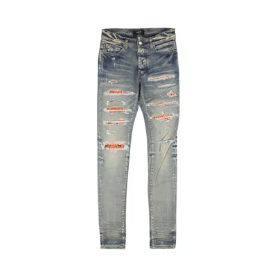 Pre-owned Amiri Bandana Thrasher Slim Jeans 'blue' | Men's Size 28