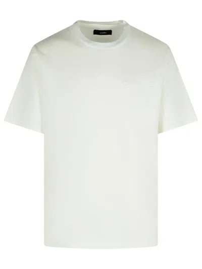 Amiri Graphic Print Back Cotton T-shirt In White