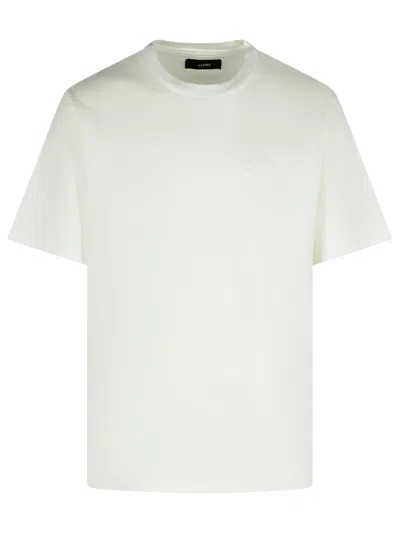 Amiri Graphic Print Back Cotton T-shirt In White