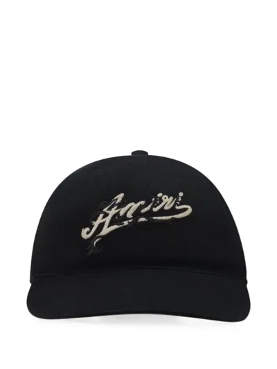 Amiri Baroque Logo Baseball Cap In Black