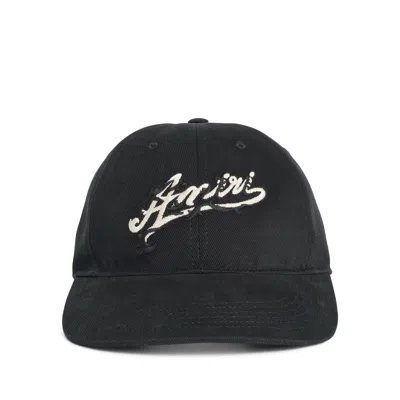 Amiri Baroque Logo Dad Hat In Black