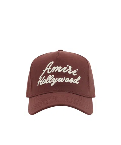 Amiri Baseball Cap With Front Logo In Brown