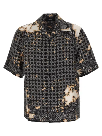 Amiri Bandana Print Bowling Shirt In Multi