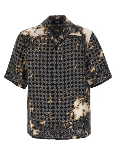Amiri Bandana Print Bowling Shirt In Multi