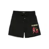 Amiri Drawstring Swimming Trunks In Black