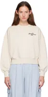 Amiri Beige ' Resort Club' Sweatshirt In Alabaster