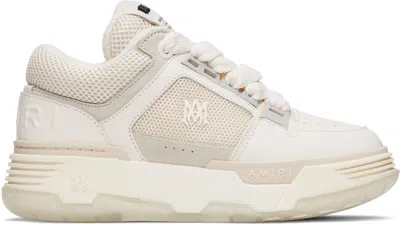 Amiri Beige & White Ma-1 Sneakers