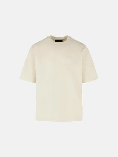 Amiri Beige Cotton T-shirt In Neutral