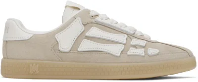 AMIRI BEIGE PACIFIC BONES SNEAKERS