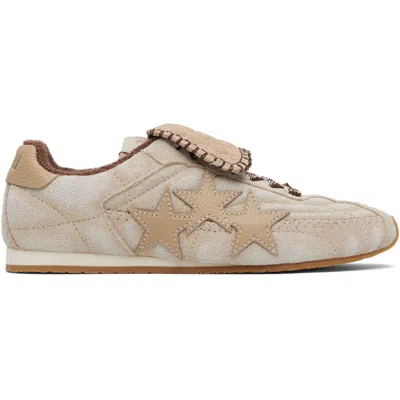 Amiri Beige Pacific Flat Sneakers In Neutral
