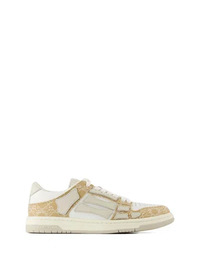 Amiri Low-top Sneakers With Textured And Smooth Panels