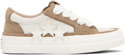 Amiri Beige Sunset Skate Sneakers In Brown
