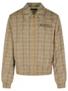 Amiri Virgin Wool Blend Jacket With Point Collar In Pink