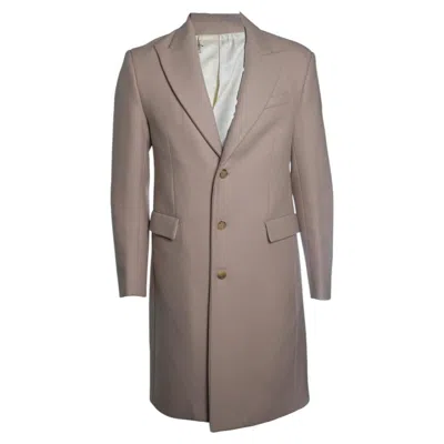 Pre-owned Amiri , Beige Wool Coat In Brown