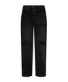 Amiri Mx1 Distressed Straight-leg Jeans
