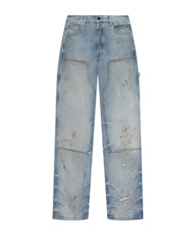 AMIRI LOGO-PATCH JEANS