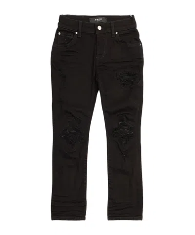 Amiri Belt Loop Jeans In Black