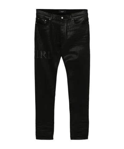 Amiri Belt-loop Jeans In Black