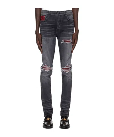 Amiri Belt-loop Jeans In Black