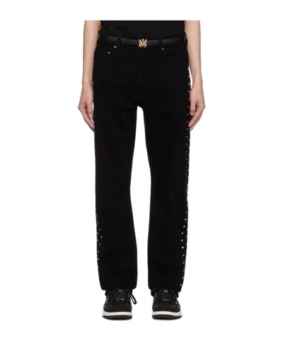 Amiri Belt-loop Jeans In Black