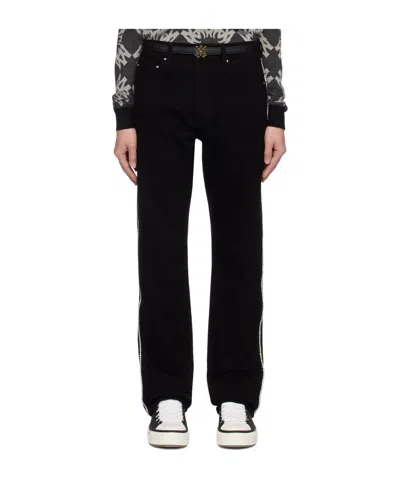 Amiri Straight Jeans Pants In Black