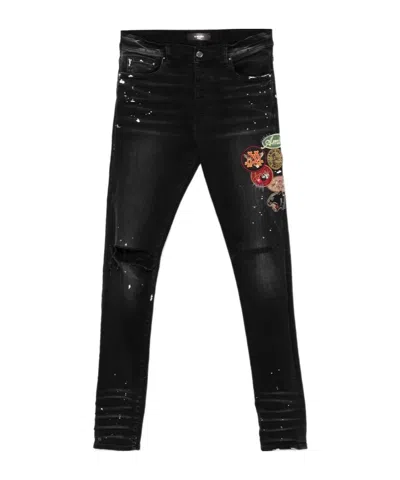 Amiri Belt-loop Jeans In Black